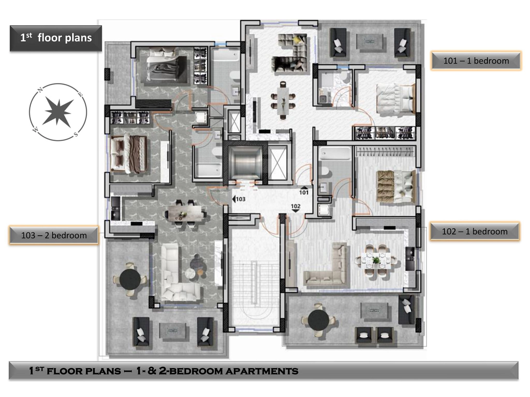 2 Bedroom Apartment for Sale in Aradippou, Larnaca District