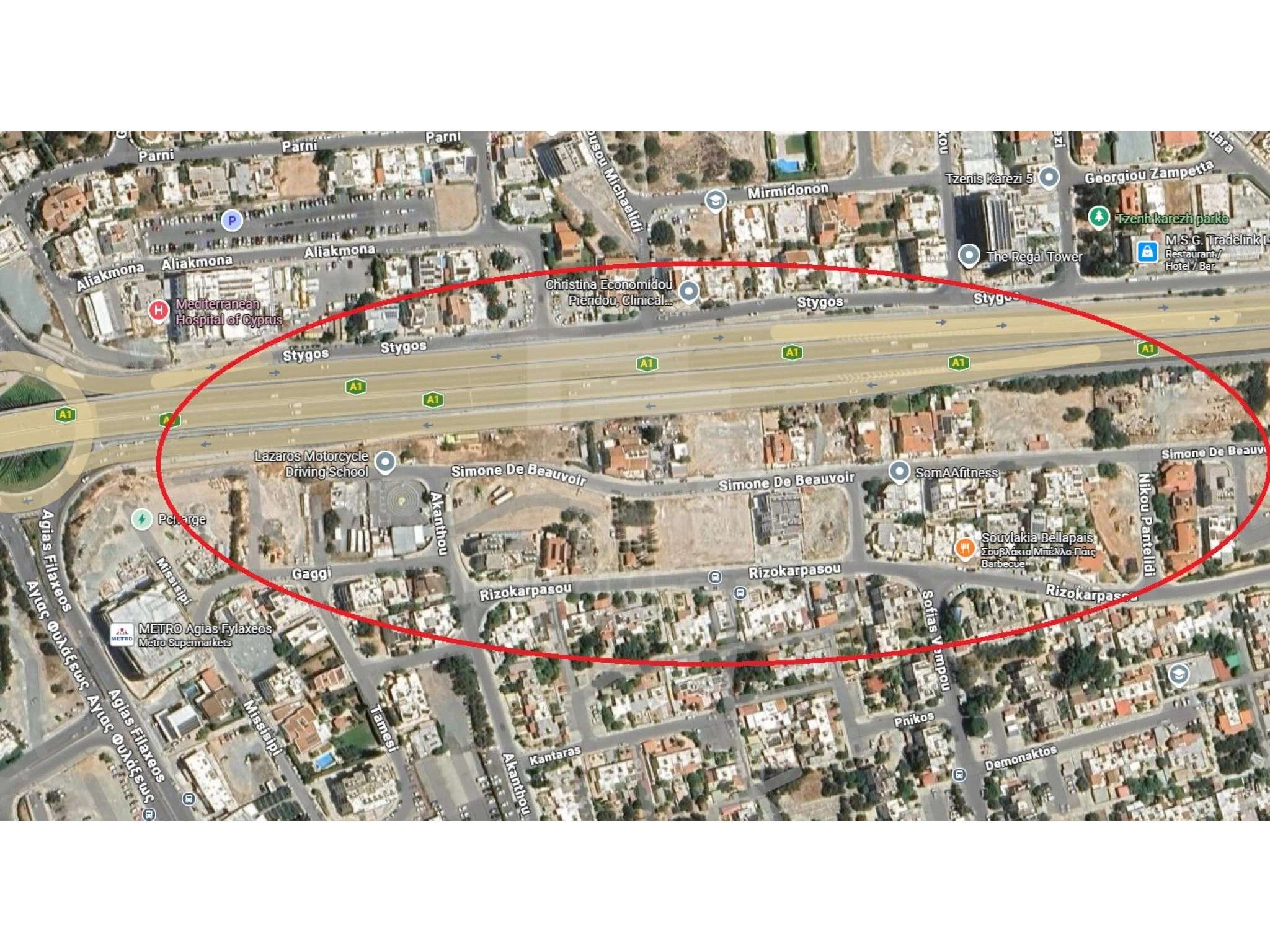 761m² Plot for Sale in Limassol – Kapsalos
