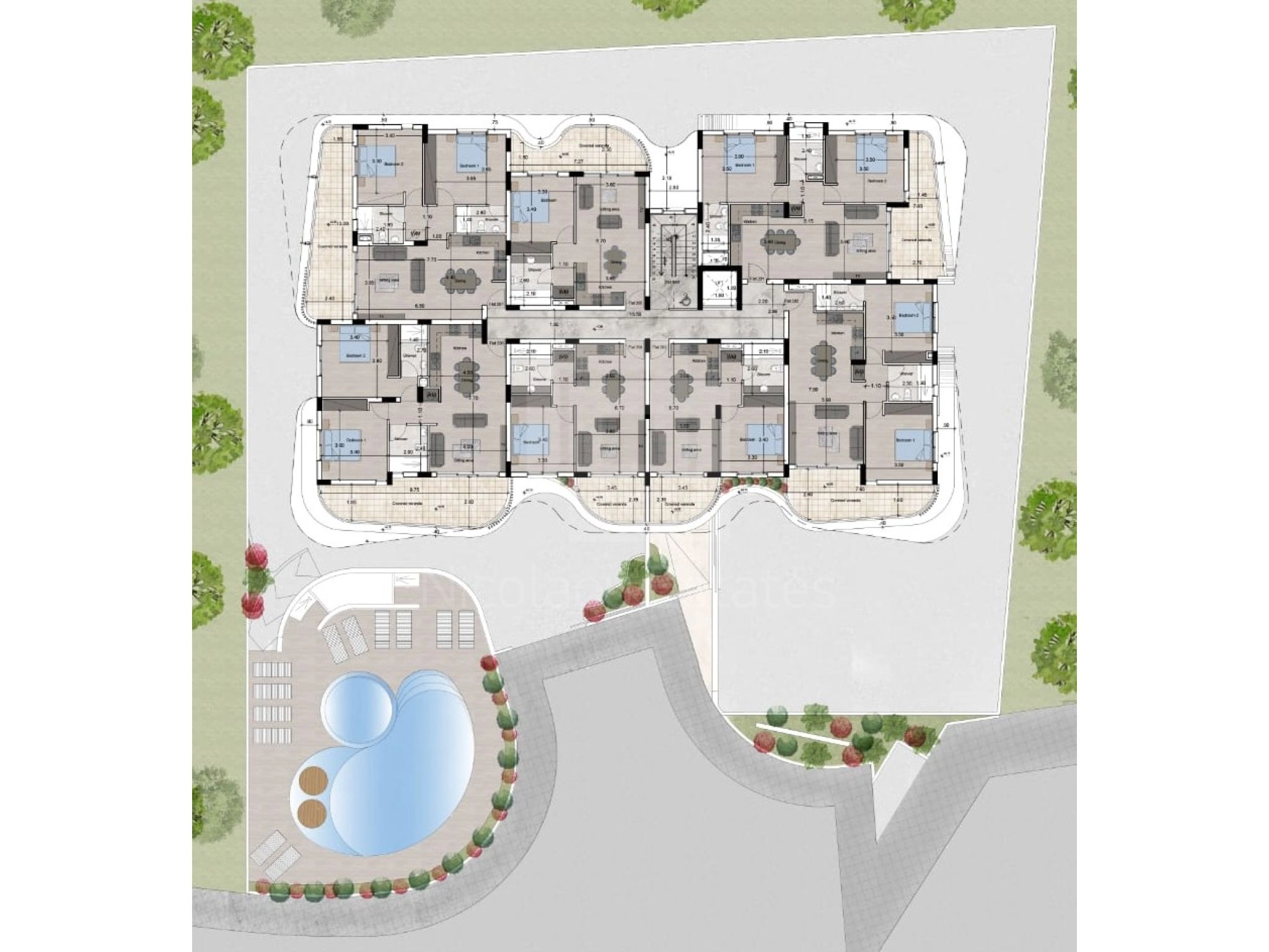2 Bedroom Apartment for Sale in Aradippou, Larnaca District