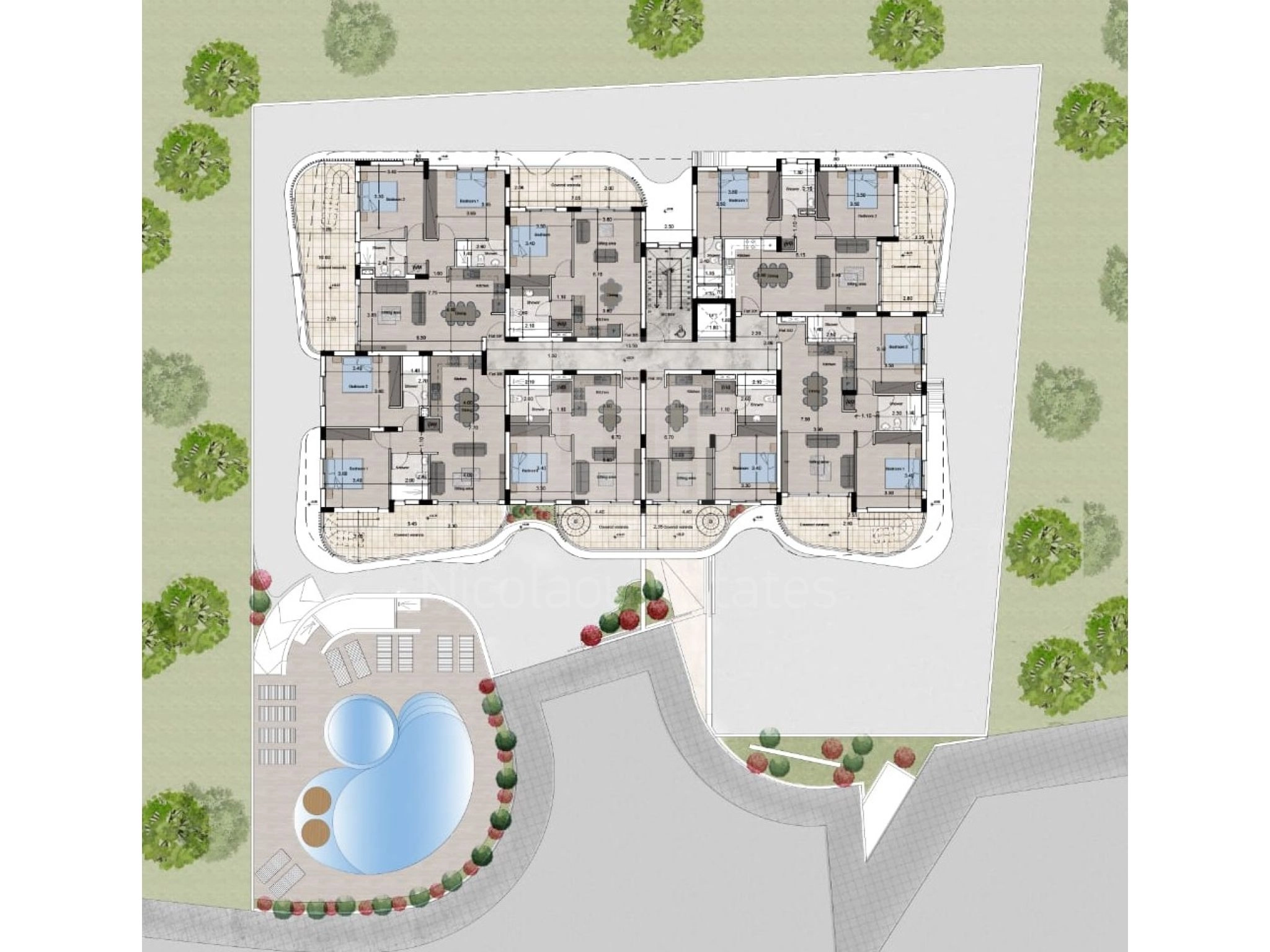 2 Bedroom Apartment for Sale in Aradippou, Larnaca District