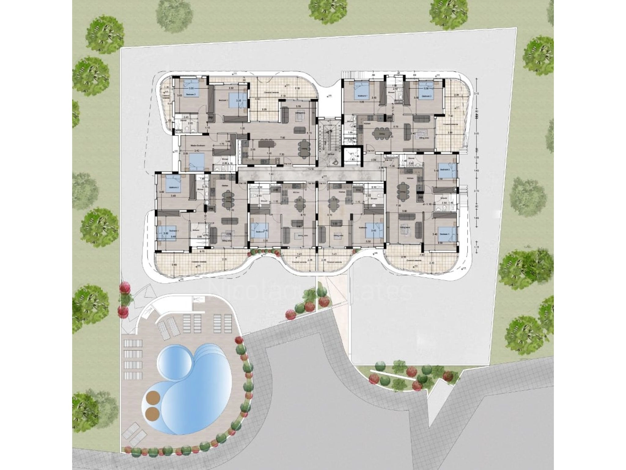 2 Bedroom Apartment for Sale in Aradippou, Larnaca District