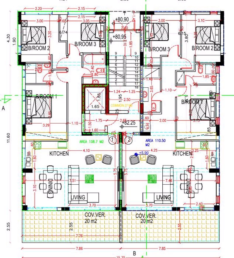 3 Bedroom Apartment for Sale in Paphos – Moutallos