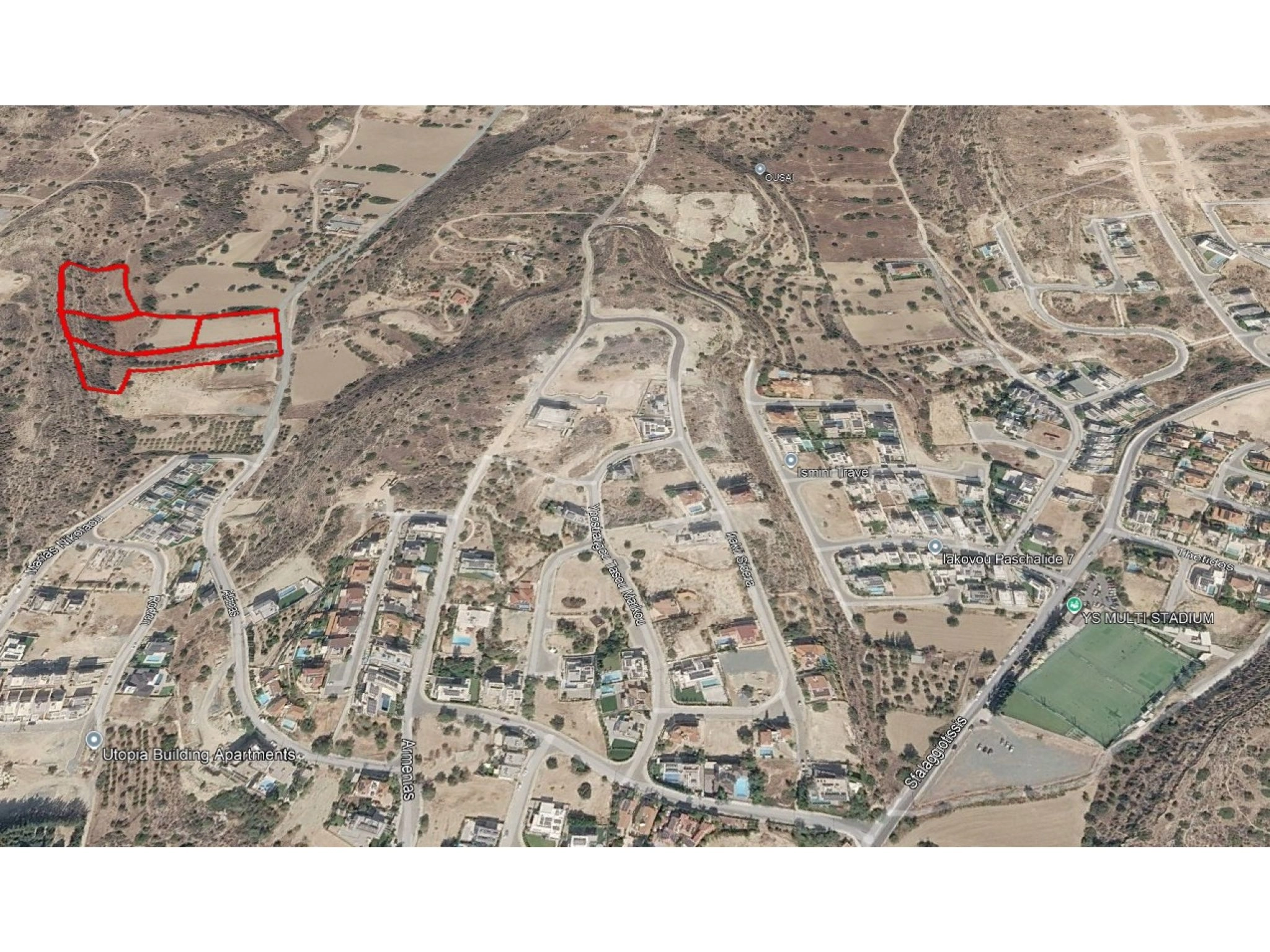 17,005m² Plot for Sale in Limassol – Agios Athanasios