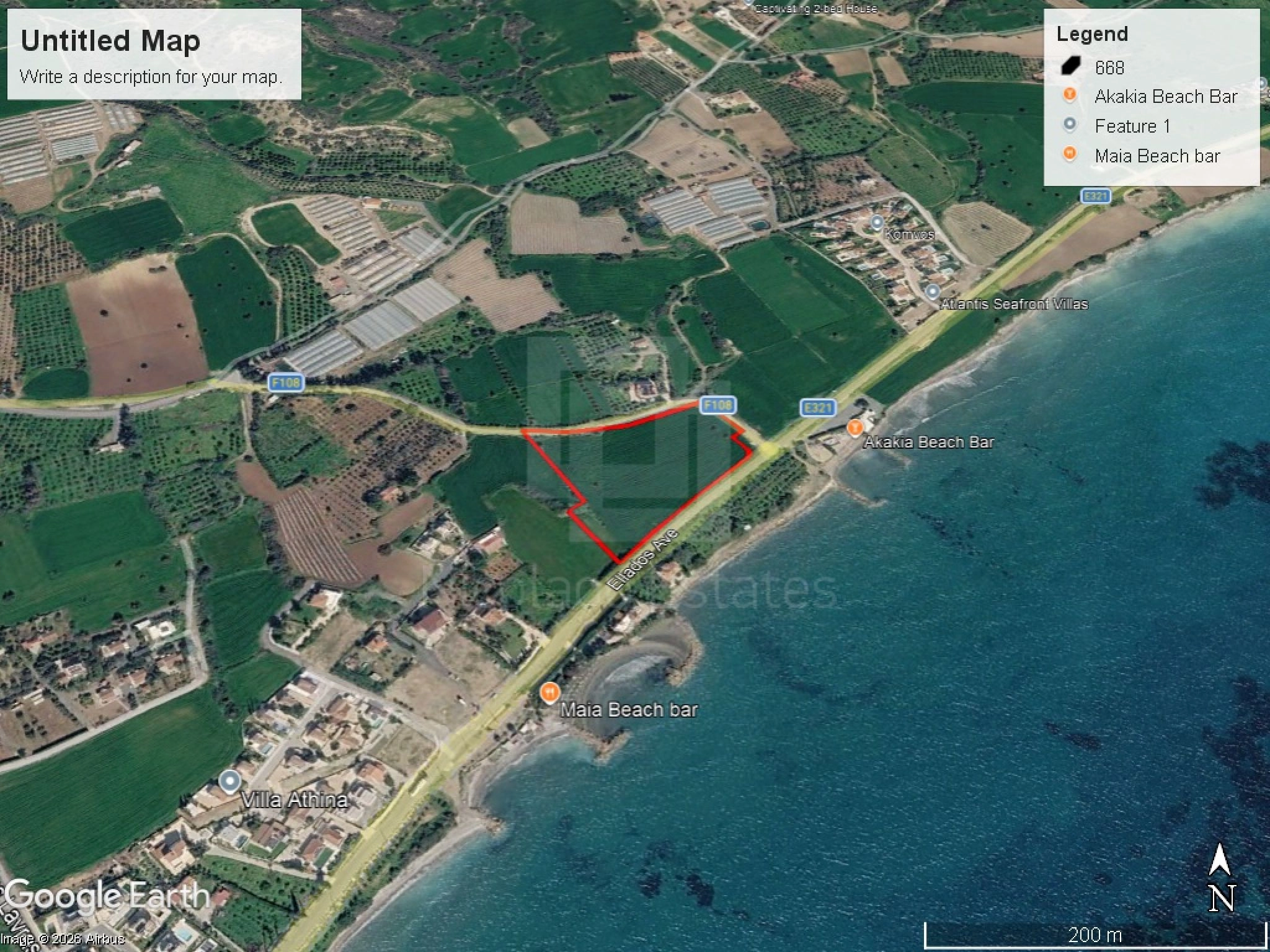 15,600m² Plot for Sale in Paphos – Agios Theodoros, Larnaca District