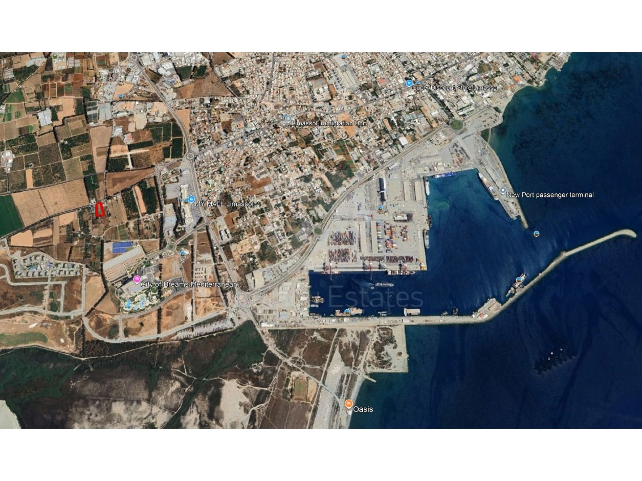 4,130m² Plot for Sale in Limassol – Zakaki