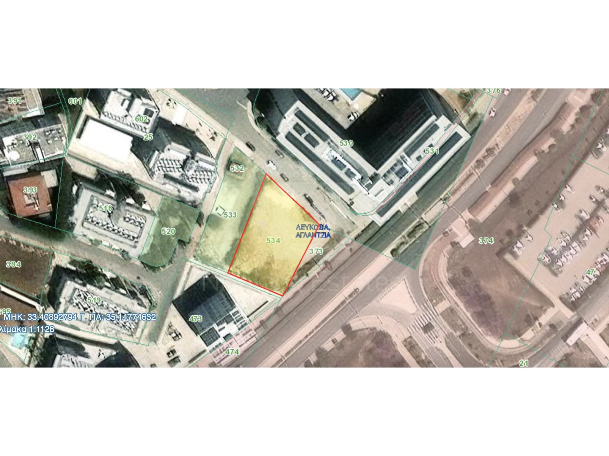955m² Plot for Rent in Aglantzia, Nicosia District