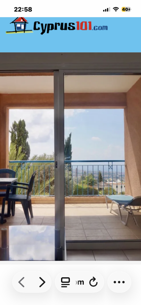 3-bed apartment with communal pool in Tala, Paphos photo 1