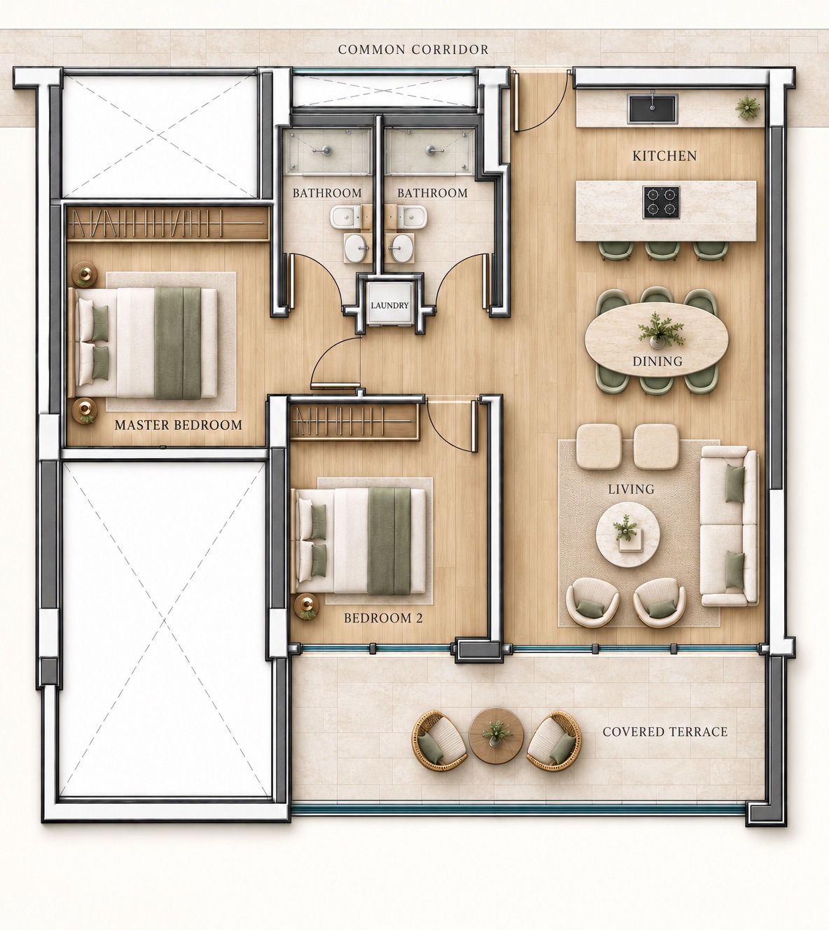 2 Bedroom Apartment for Sale in Paphos