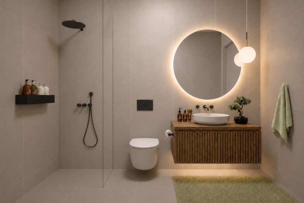 BRONTE, Spirou Kyprianou Avenue, Paphos - BlocA Bathroom