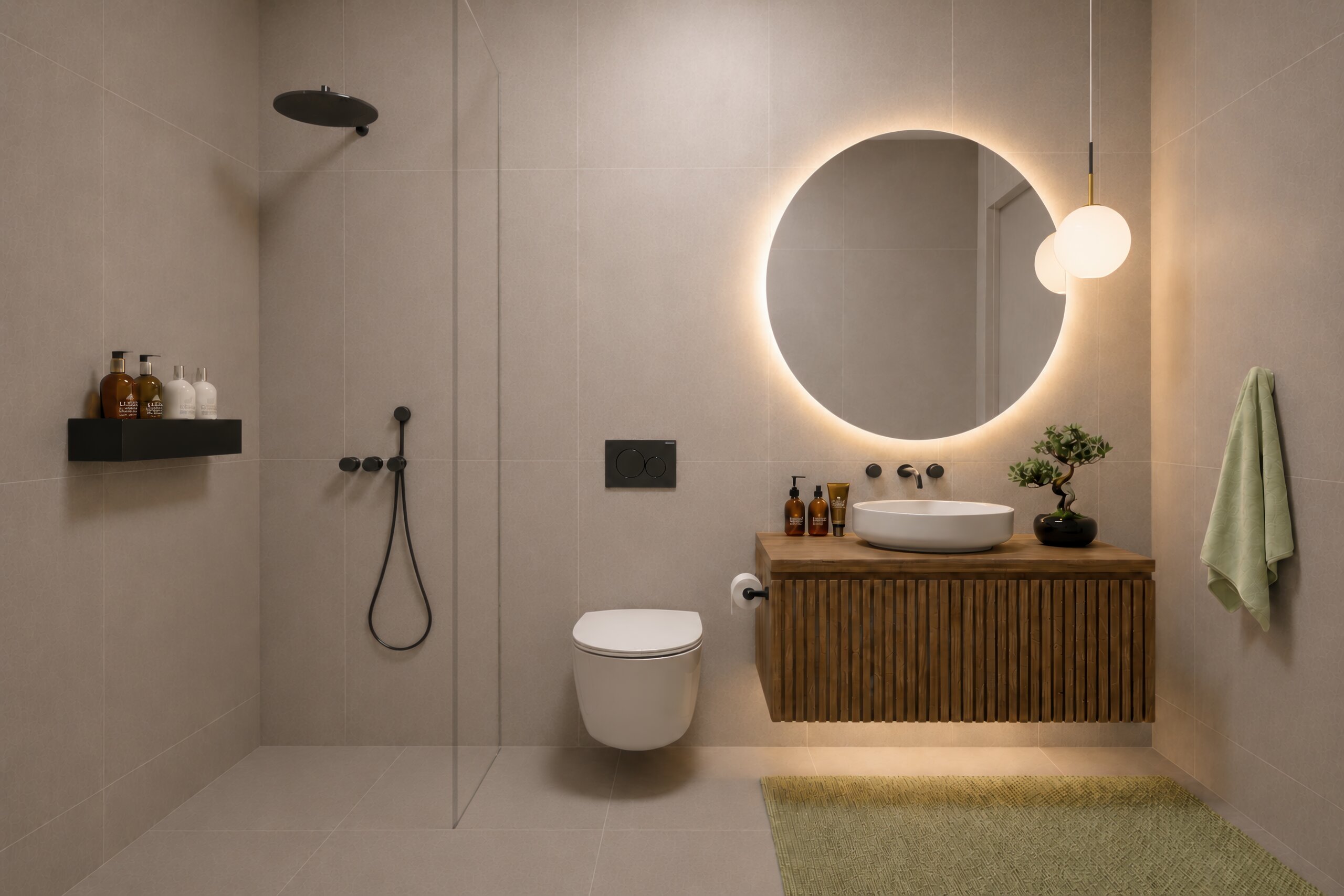 BRONTE, Spirou Kyprianou Avenue, Paphos - BlocA Bathroom