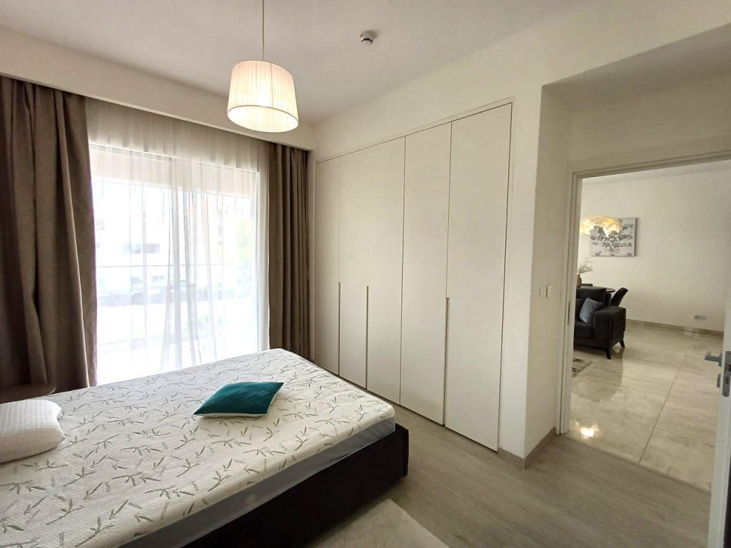 1-bed furnished apartment with shared pool in Molos photo 6