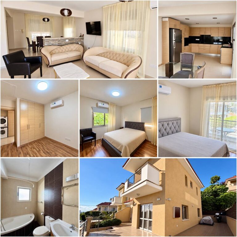 3 Bedroom House for Rent in Limassol – Panthea