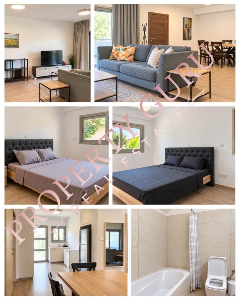 3-bed ground-floor apartment for rent in Potamos Germasogeias