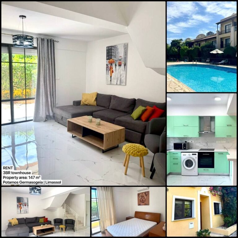 3 Bedroom House for Rent in Potamos Germasogeias, Limassol District