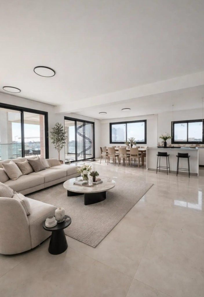 4-bed penthouse with heated pool and gym in Germasogeia photo 6