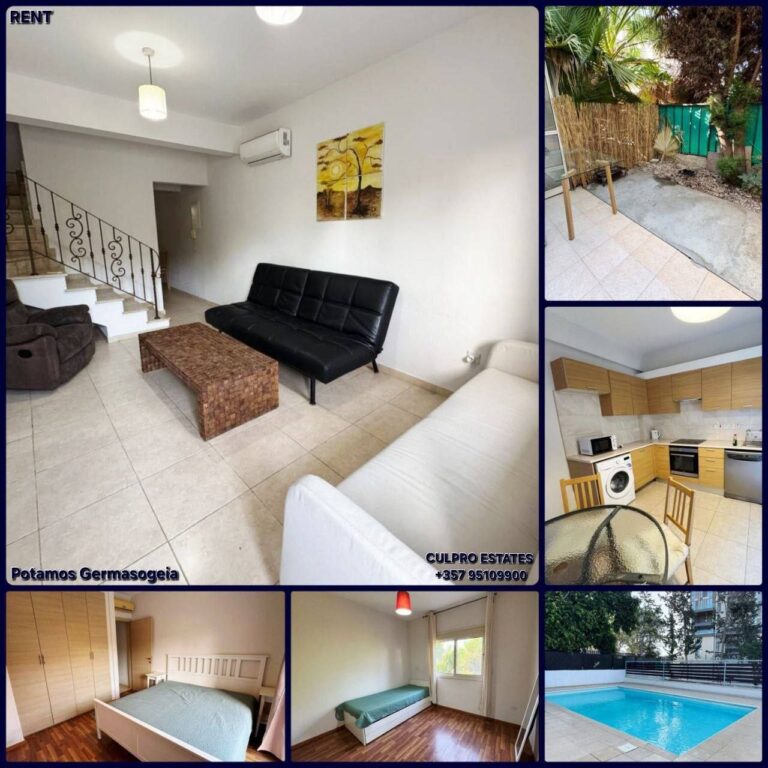 2 Bedroom House for Rent in Potamos Germasogeias, Limassol District