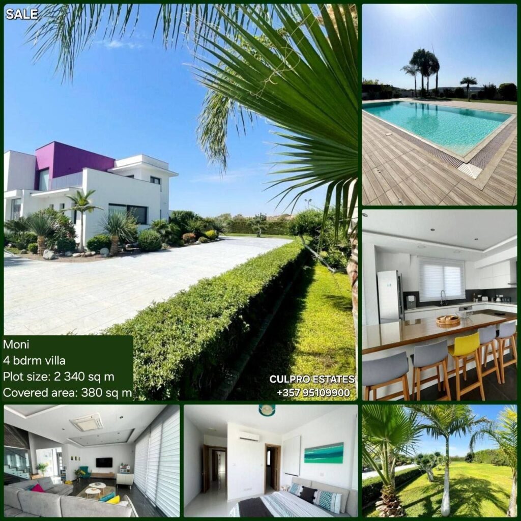 4 Bedroom House for Rent in Moni, Limassol District