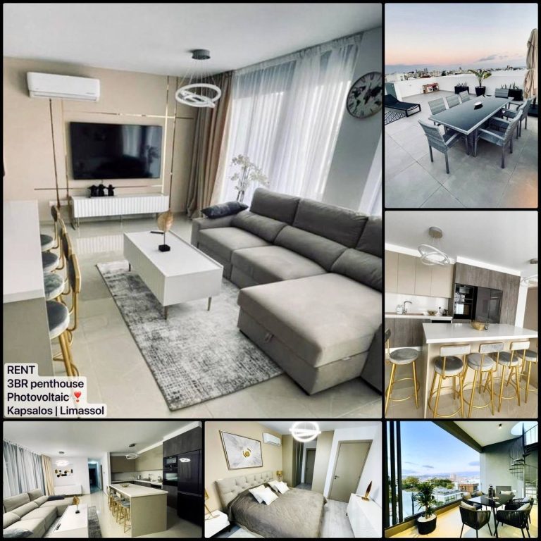 3 Bedroom Apartment for Rent in Limassol – Kapsalos