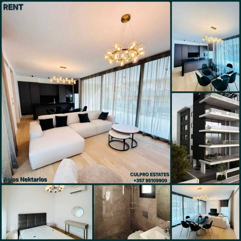 3 Bedroom Apartment for Rent in Limassol – Agios Nektarios
