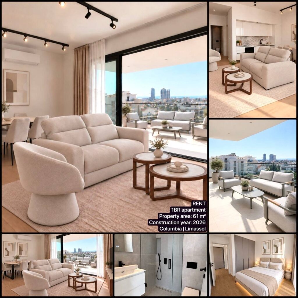 1 Bedroom Apartment for Rent in Columbia Area, Limassol District