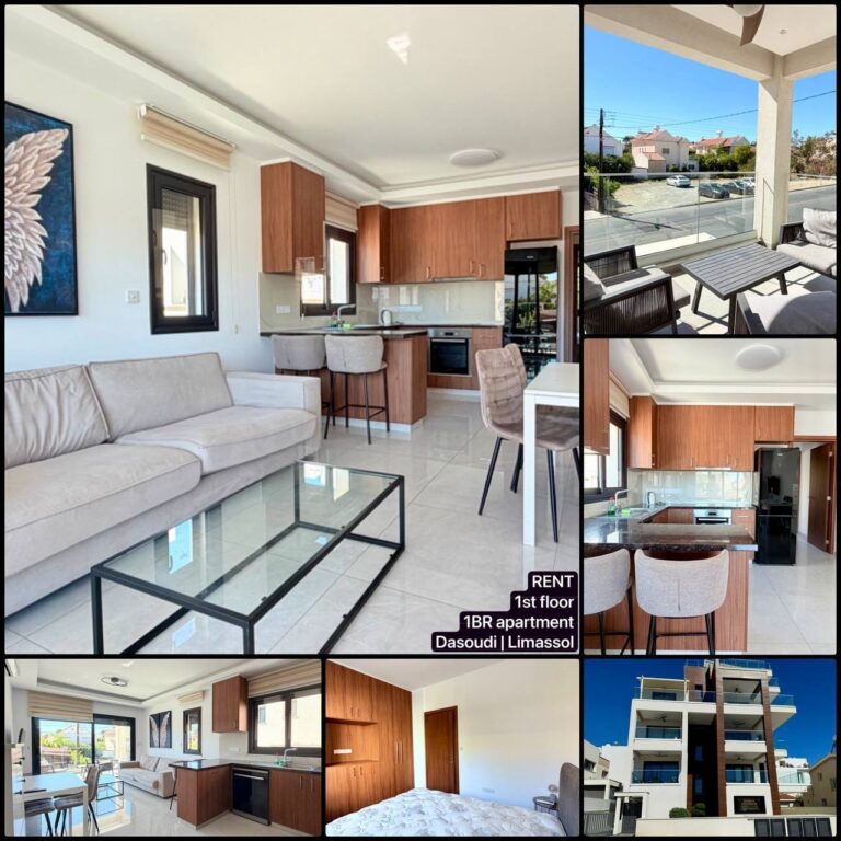 1 Bedroom Apartment for Rent in Limassol – Tsiflikoudia