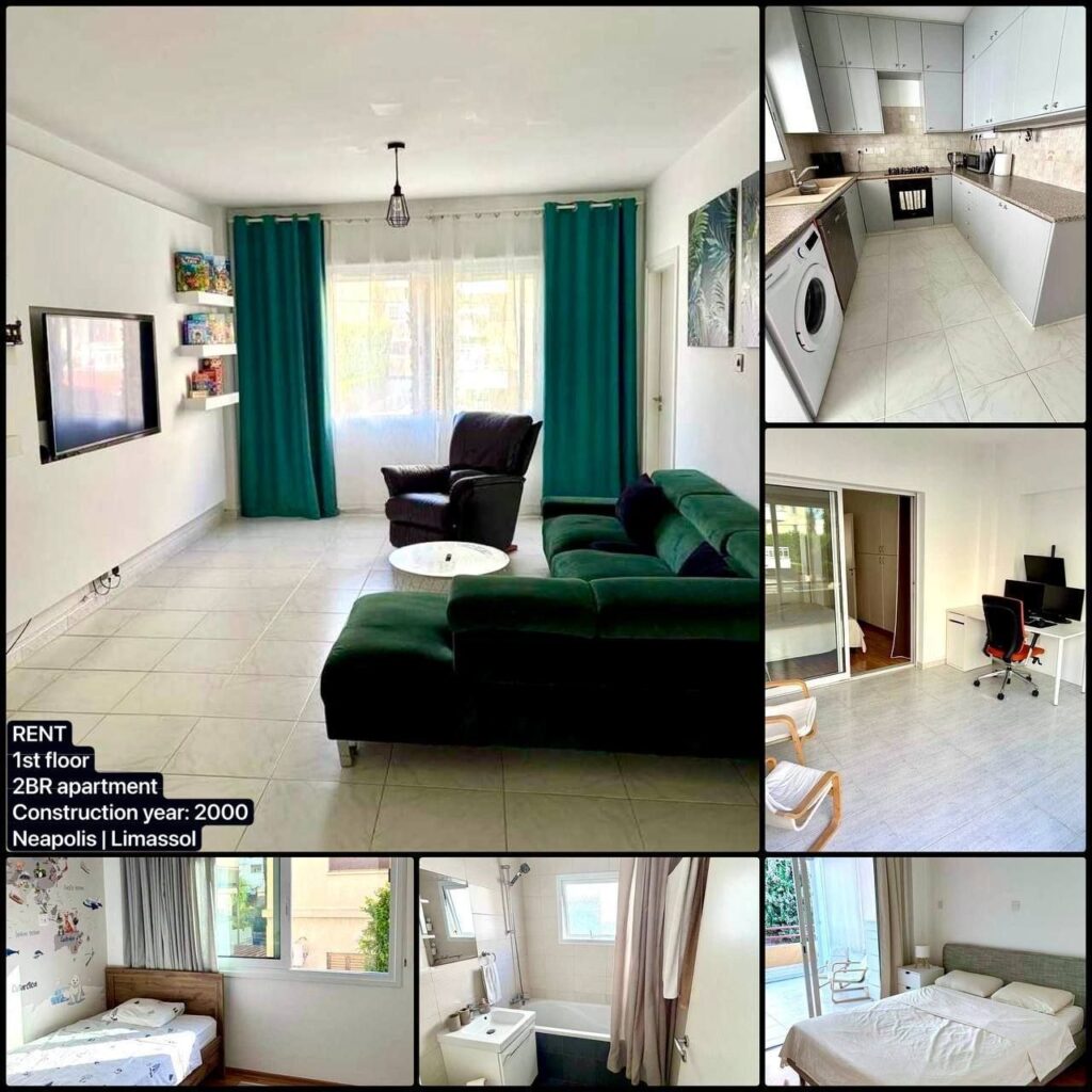 2 Bedroom Apartment for Rent in Limassol – Neapolis