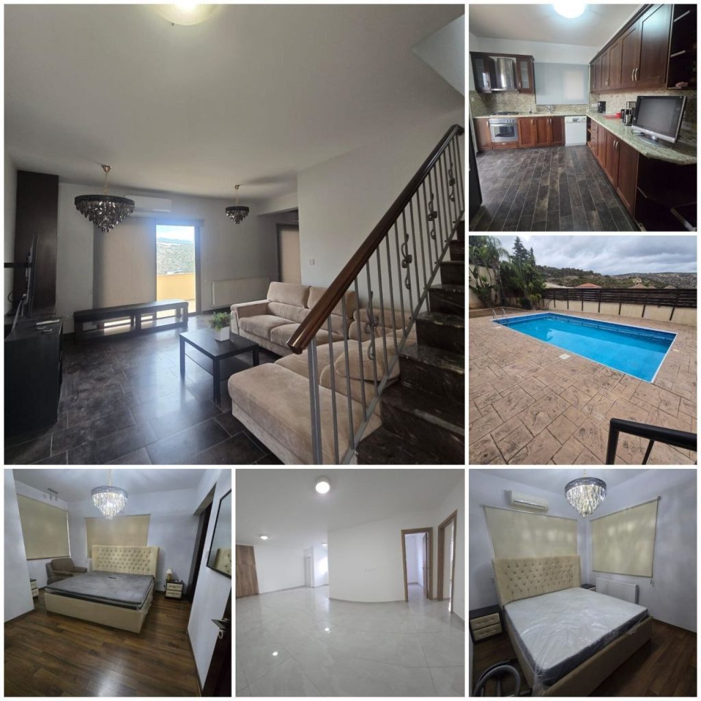 4-bed house with pool and garden in Agios Tychonas photo 1