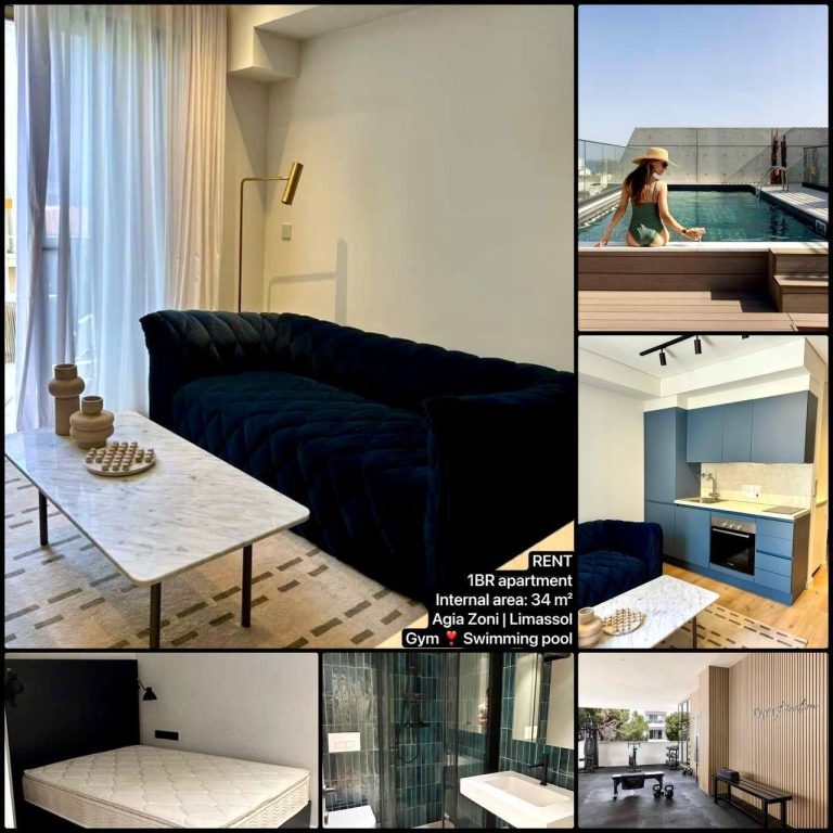 1 Bedroom Apartment for Rent in Limassol – Agia Zoni