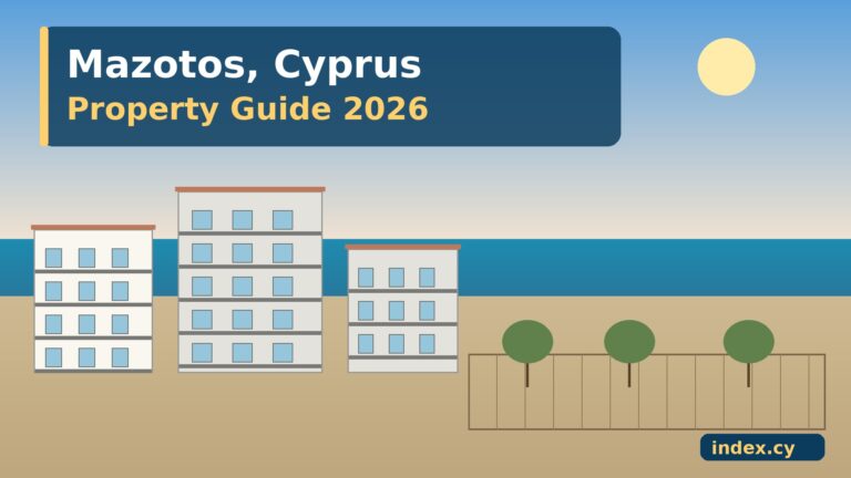 Mazotos, Cyprus: What 103 Property Listings Reveal About Prices