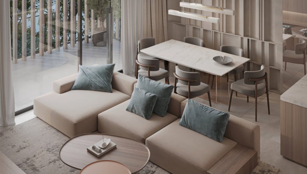 UNO Residence, Chlorakas, Paphos - Living 2bed 02