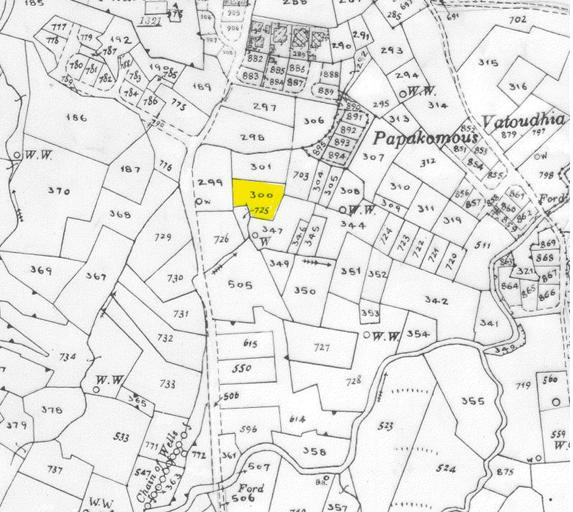 Land Registry plan from the notice