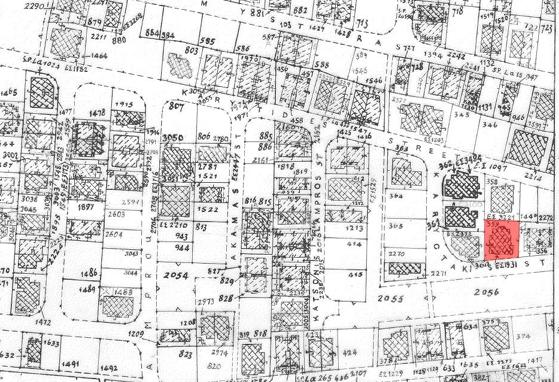 Land Registry plan from the notice