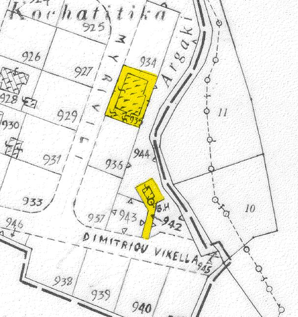 Land Registry plan from the notice
